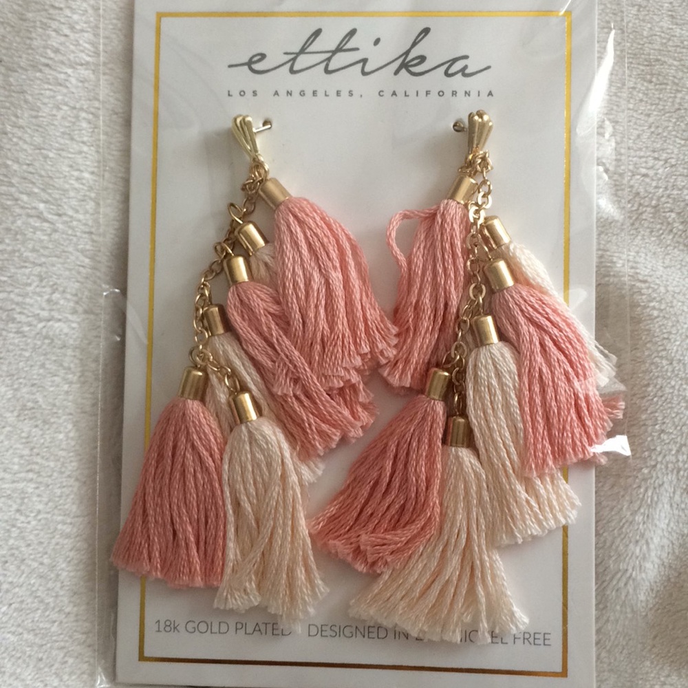 Ettika Day Dreamer Tassel Earrings